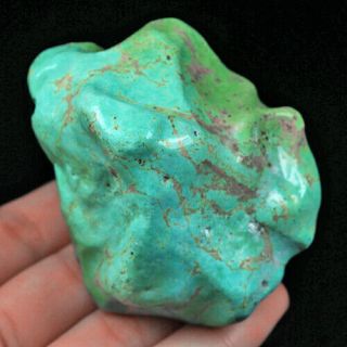 639.  2ct Bisbee Turquoise Rough Unstabilized High Hardness 100 Natural Uyss1338