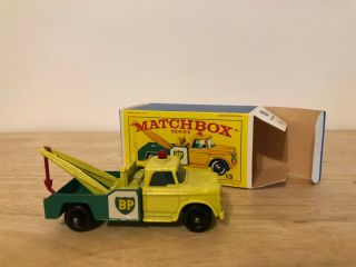 Matchbox Series Lesney 13 Bp Dodge Wreck Truck Made In England W/box
