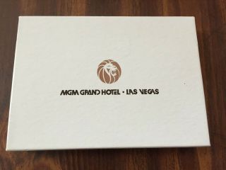 Vintage MGM GRAND HOTEL CASINO Las Vegas Nevada PLAYING CARD DECKS RARE 3
