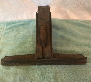 Vintage Henry Disston & Sons Hand Saw Sharpening Bench Vise But Needs Work