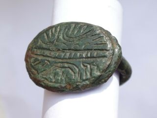 Ancient Roman Bronze Ring.  3 2
