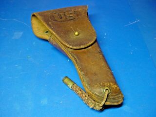 Wwii Us Sears 1942 Colt - 1911 Brown Leather Pistol Holster