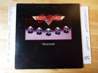 Aerosmith Rocks 1976 Lp W/ Picture Sleeve " Back In The Saddle " Pc 34165