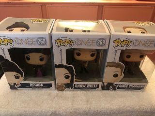 Funko Pop Once Upon A Time Disney Snow White 269 Regina 268 Vaulted Prince 270