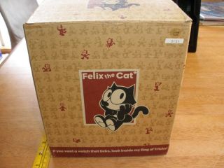 Felix The Cat Le Fossil Statue And Watch Limited Edition Htf