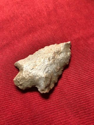Authentic Morrow Mountain Arrowhead From Lawrence County,  Tn.  2” Long