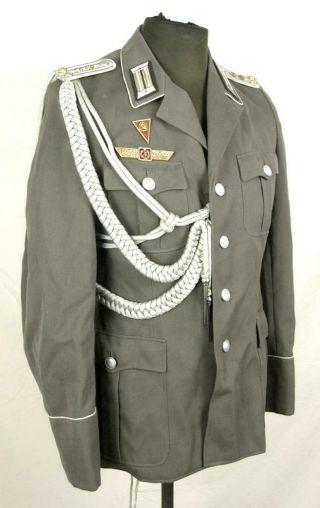 East German Ddr Army Military Nva Officers Uniform Jacket Tunic
