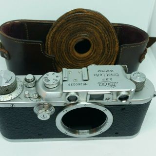 Leica Iil 35mm Rangefinder Camera - 1937 Vintage M39 Mount - Function.