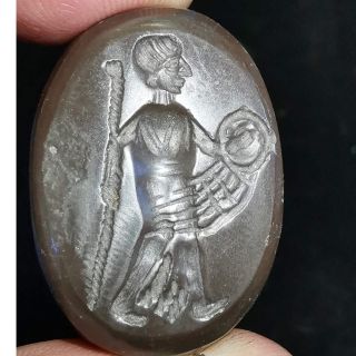 Ancient Roman Unique Lovely Agate Stone Intaglio Seal Bead 33