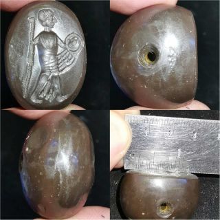 Ancient Roman unique Lovely Agate stone intaglio Seal BEAD 33 2