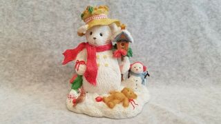 Cherished Teddies Merry " In The Meadow We Can Build A Snowman " 2000 No Box