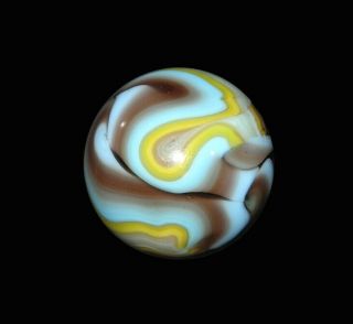 Vintage Christensen Agate Co.  Swirl Marble - - Killer Pattern