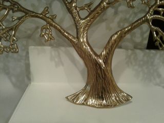 Vintage Solid Brass Bonsai Tree Of Life Hanging Wall Art 3