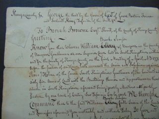 c.  1774 COLONIAL NEWPORT RHODE ISLAND MANUSCRIPT DOCUMENT - WILLIAM ELLERY 2