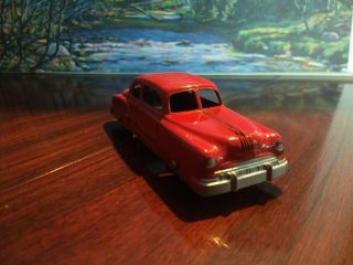 Tootsietoy 4 Inch 1950 Pontiac Coupe,  Red.