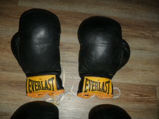Vintage Everlast Boxing Gloves 14oz.  (2 Pairs) 3