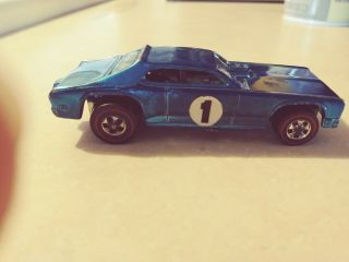 Vintage Hot Wheels RedLines Mongoose II With Button USA HW 1969 3