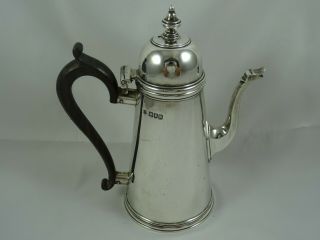 George I Style,  Solid Silver Coffee Pot,  1899,  472gm