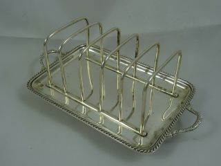 Quality,  Solid Silver Toast Rack,  1935,  238gm