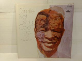 Rare Nat King Cole Smile Capitol Vinyl Record  Lp2528
