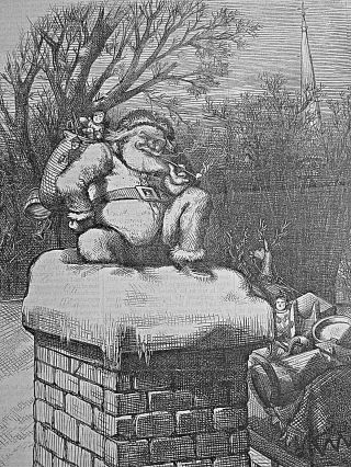 Santa Claus & Christmas - Thomas Nast 1874 Harper 