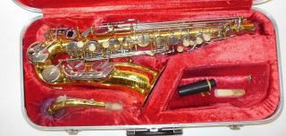 Vintage Armstrong Alto Sax Saxophone N229074 W/ Case