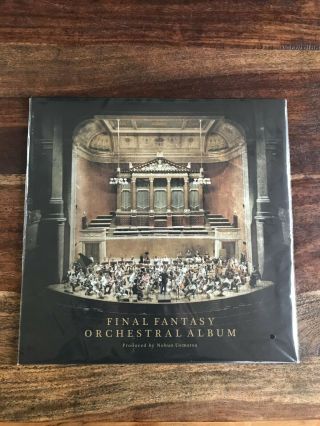 Final Fantasy Orchestral Album Vinyl Lp Autographed By Nobuo Uematsu Proof