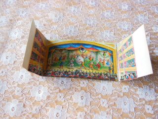 Victorian Pull - Out Christmas Card/Opens Out to Reveal 3D Stand - Up Pantomime 2