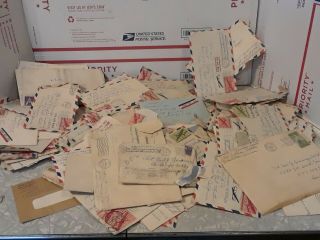 116 1945 - 1946 World War Ii Wwii Letters Correspondence Private Carl Gersmeyer