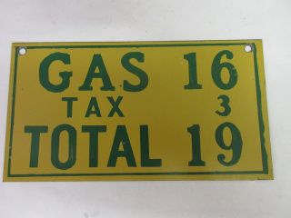 Vintage Oil Gas Advertising Gasoline Sign Petroliana M - 82