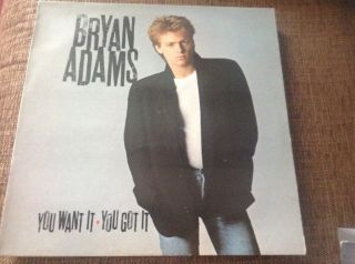 Bryan Adams - You Want It You Got It - Uk Vinyl Album