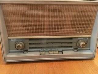 Vintage Saba 90/11k Tube Radio Germany 1958 - 59 Am / Fm / Sw For Repair Or Parts