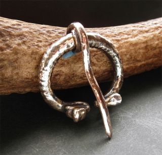 Ancient Viking Bronze Fibula/brooch - Wearable