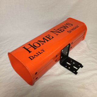 Vintage Old Newspaper Tube Delivery Mail Box Home News Daily Sunday