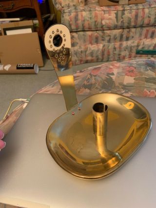 Vcm Virginia Metalcrafters Brass Candle Holder Williamsburg Restoration