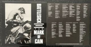 The Mark Of Cain Battlesick Lp Australian 1989 M - Punk