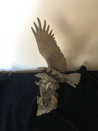 Wings Of Glory Solid Bronze Eagle By Ronald Van Ruyckevelt 1990 2