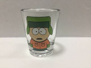 Vtg 1997 South Park Shot Glass Kyle Comedy Central