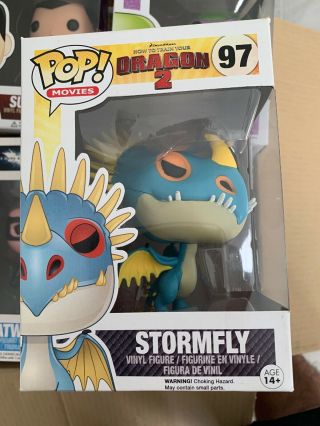 Funko Pop Movies 97 How To Train Your Dragon 2 Stormfly Vaulted Retired