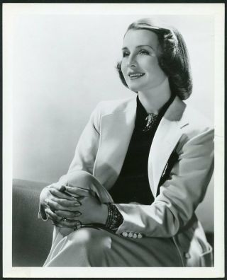 Norma Shearer Vintage 1930s Mgm Portrait Dblwt Photo