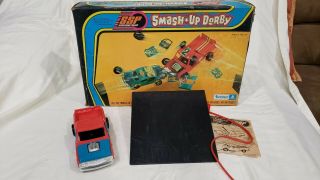 Smash Up Derby Kenner Ssp Tough Tom 1974 W Box,  Ramp And Rip Cord
