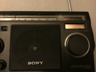 Vintage Sony Icf - 6500 W Japan Made 5 Band Short Wave Fm/sw/mw Radio Receiver