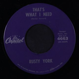 Rusty York: That 