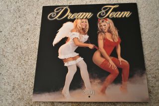 Sexy 2001 Dream Team Trish Stratus Stacey Lynn Boetto Lingerie Bikini Calendar