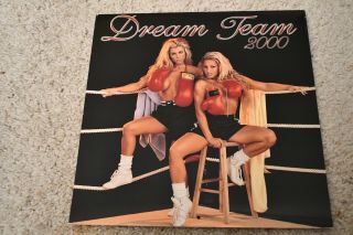 Sexy 2000 Dream Team Trish Stratus Stacey Lynn Boetto Lingerie Bikini Calendar