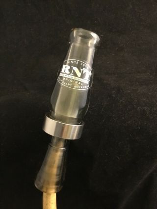 Rnt “rich N Tone” Vintage Snickered Acrylic Duck Call Smoke Gray