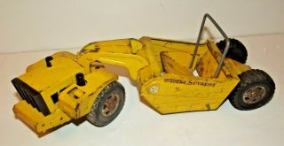 Vintage Tonka Mini Scraper Pressed Steel Toy Construction Vehicle