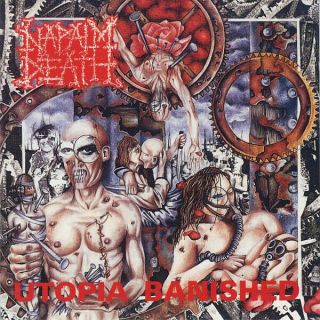 Napalm Death ‎– Utopia Banished Lp,  7 " & Insert Ex Grindcore
