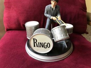 Vintage The Beatles Ringo Starr Drum Set Figurine - Gartlin Ltd