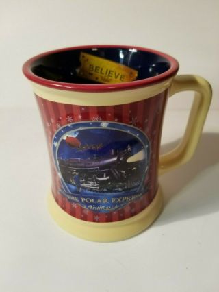 The Polar Express Train Ride Mug Hot Hot Chocolate Gold Ticket Cup/coffee